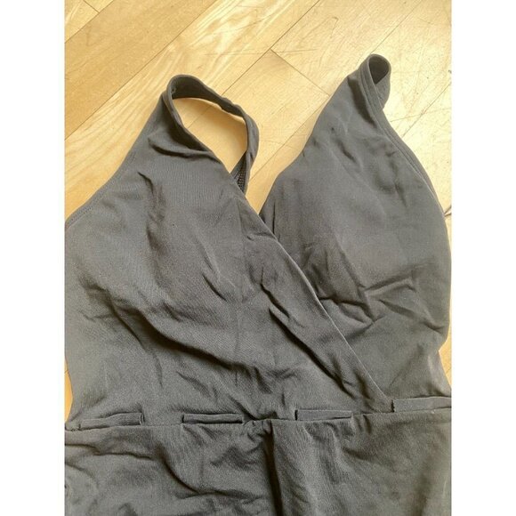 Robin Piccone "Emma" one-piece black womens BNWOT swimsuit sz 12 no belt - Picture 4 of 10